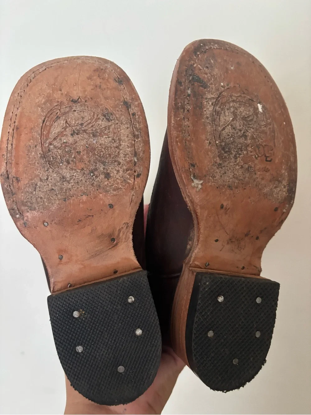 Girl Brown & Red Embroidered Western Boots